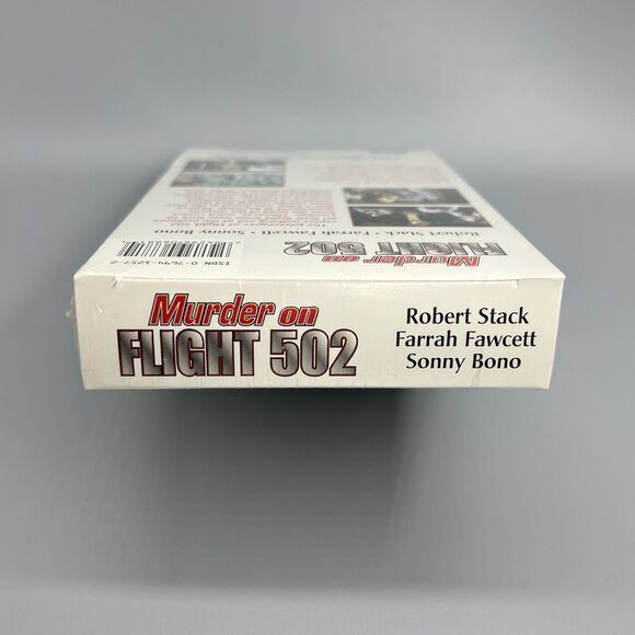 Murder On Flight 502 (VHS, 2005) Robert Stack Farrah Fawcett Sonny Bono - 1975 - Picture 6 of 9